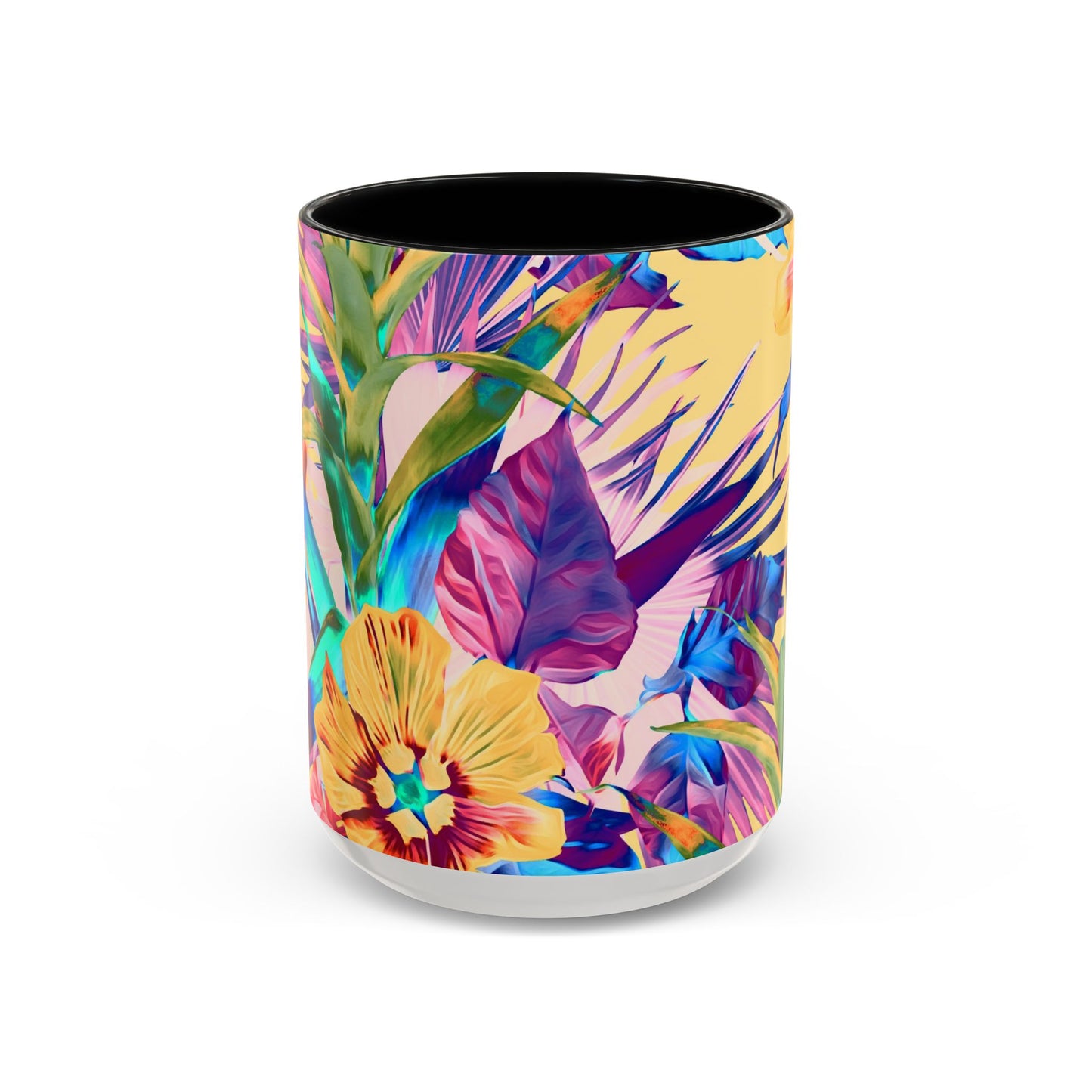 Accent Coffee Mug (11, 15oz), Plant Palooza, orange sherbet / Various Colors