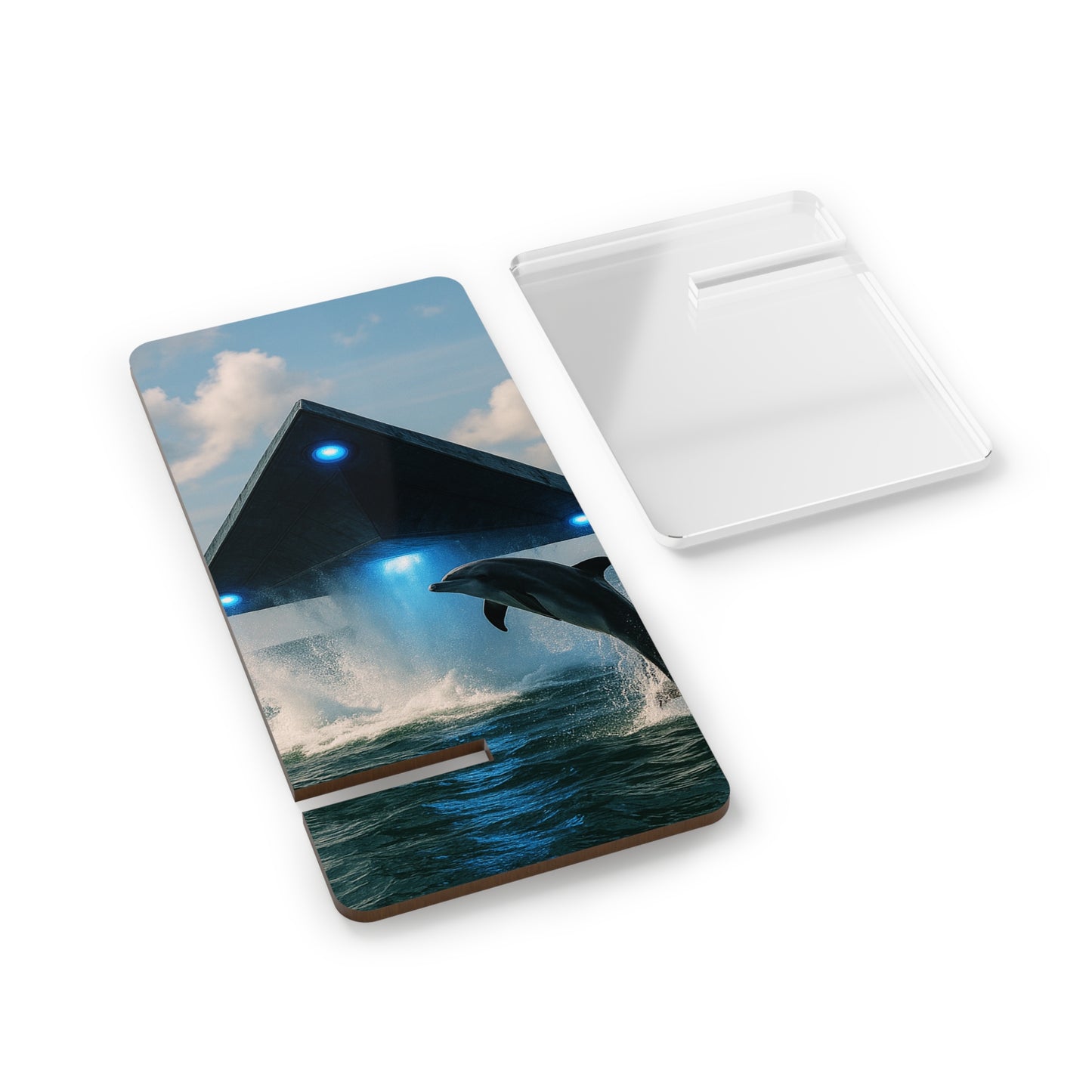Stylish Smartphone Display Stand - UFO and Dolphin