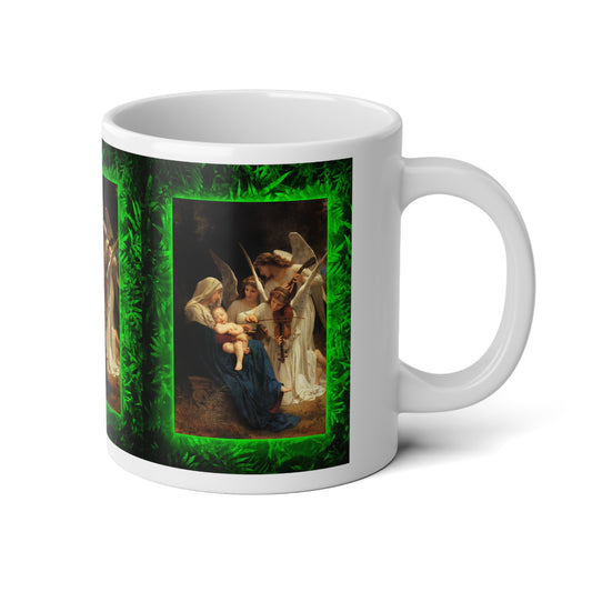 Religious Jumbo Mug, 20oz, Song of the Angels | Tropical Coffee Cup