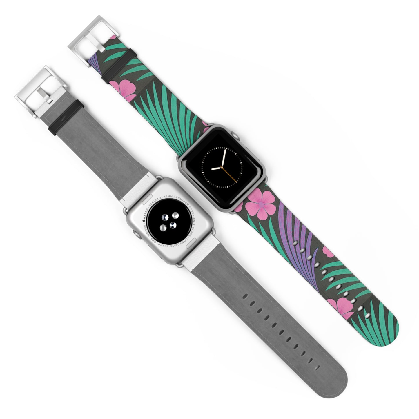 Apple Watch Band - Midnight Hibiscus Deco/Pink