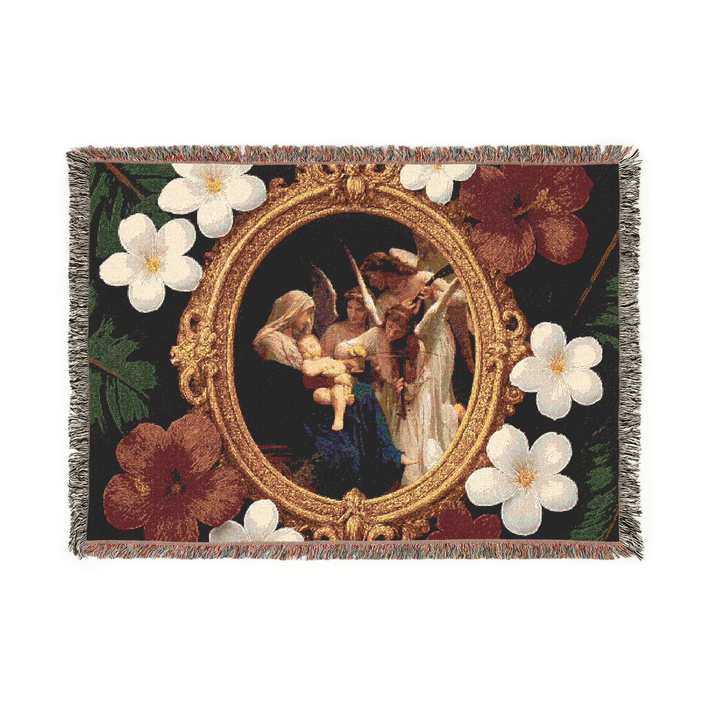 Woven Blanket, 3 Sizes - Tropical Home Decor / Song of the Angels