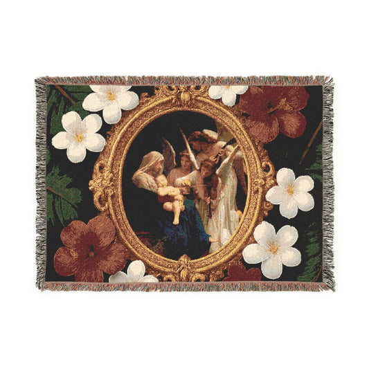 Woven Blanket, 3 Sizes - Tropical Home Decor / Song of the Angels