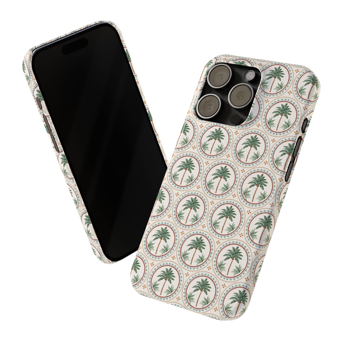 Slim Phone Cases - Mosaic Palm Tree