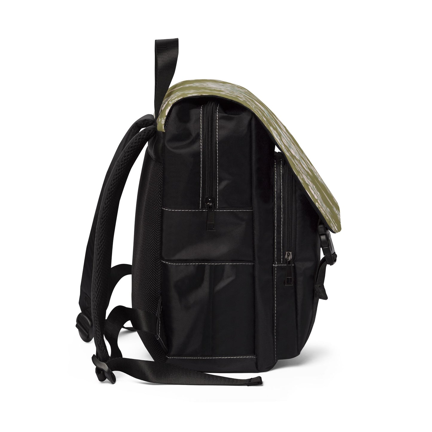 Tropical Casual Backpack - Perfect for Everyday Adventures / Pearl Lady Toile, Highborn Green