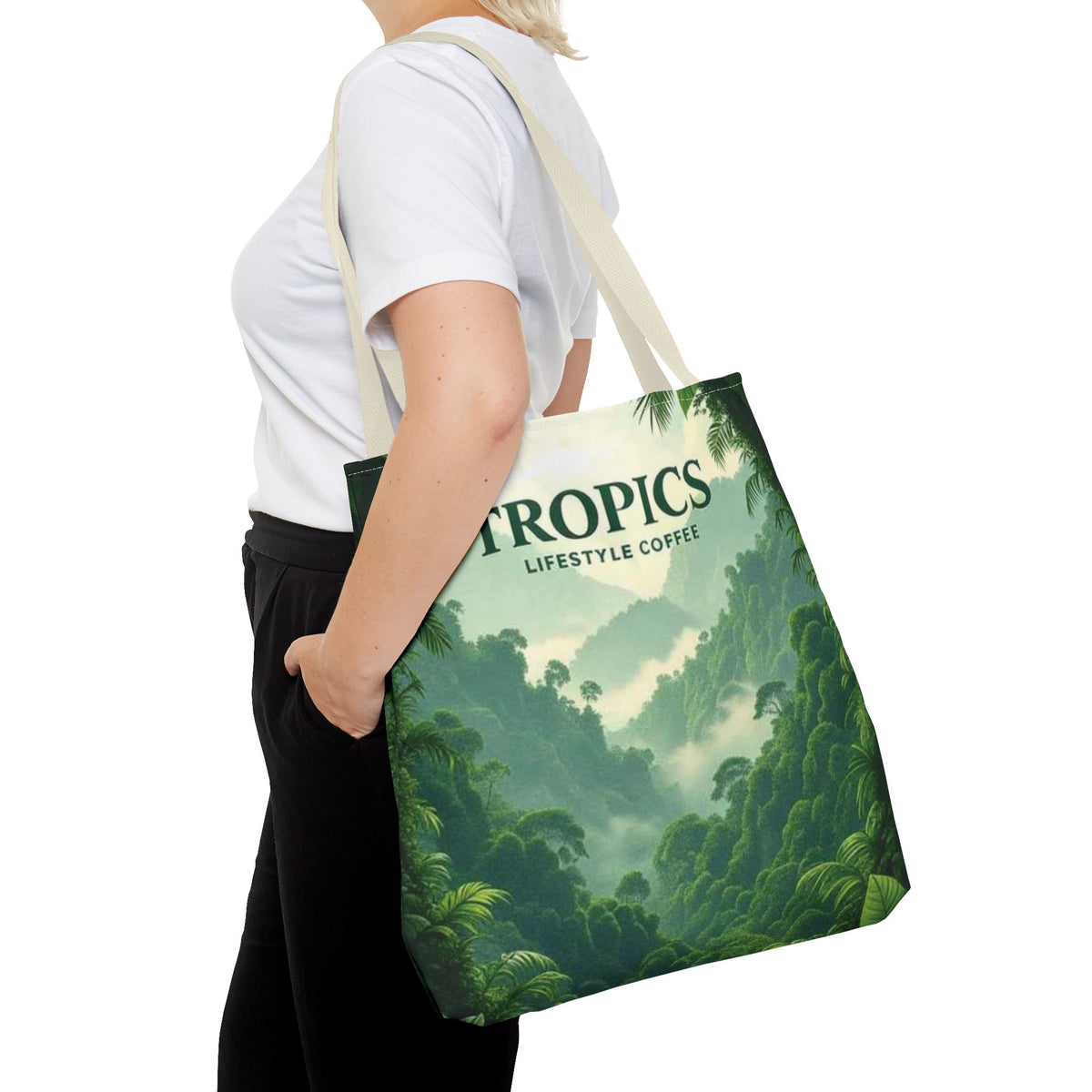 Rainforest Vistas Coffee Tote Bag - 3 Sizes