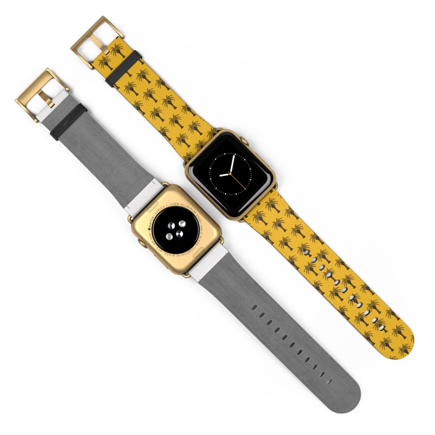 Apple Watch Band - Art Deco Palm, Repeat Yellow