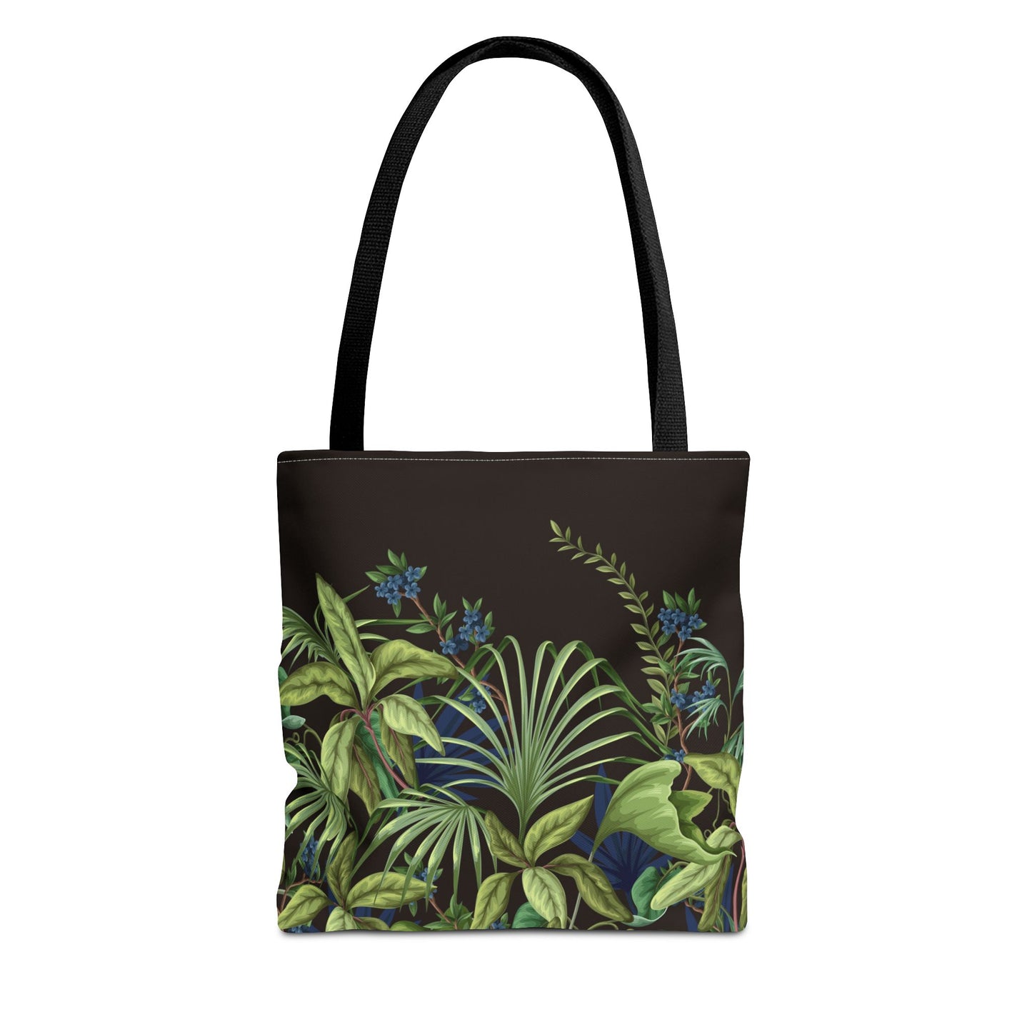 Tropical Midnight Jungle Tote Bag - 3 Sizes