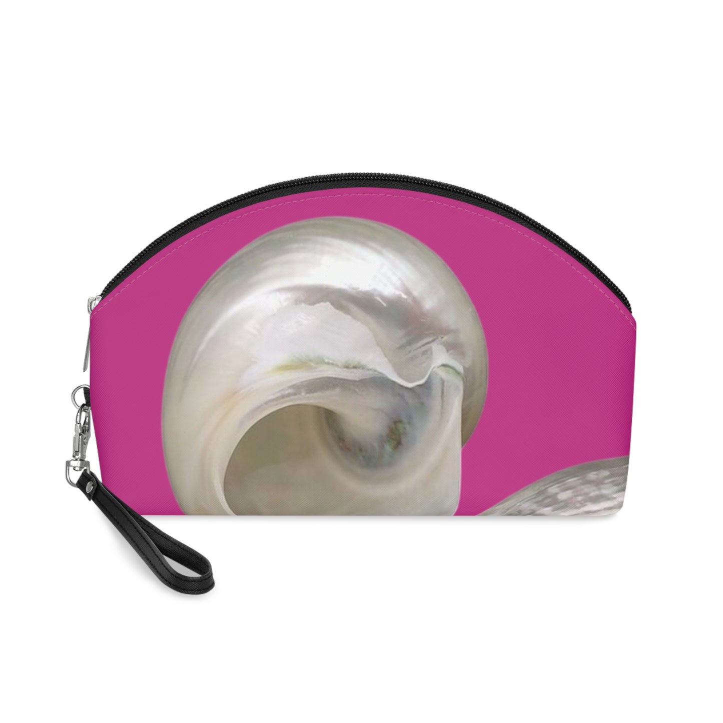 Makeup Bag - White Nautilus Trio. MACRO Pink