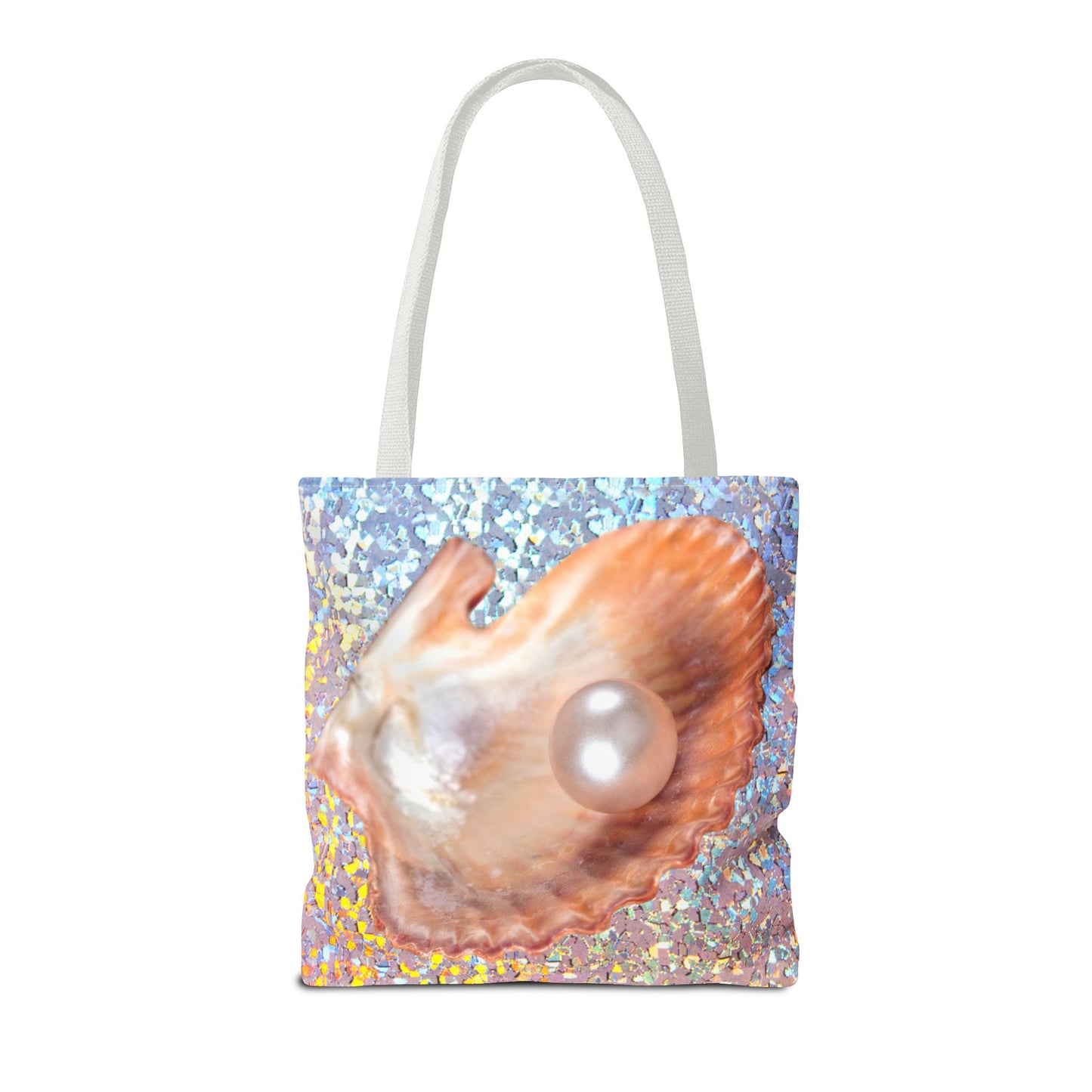 Disco Peach Pearl & Shell Tote Bag - 3 Sizes