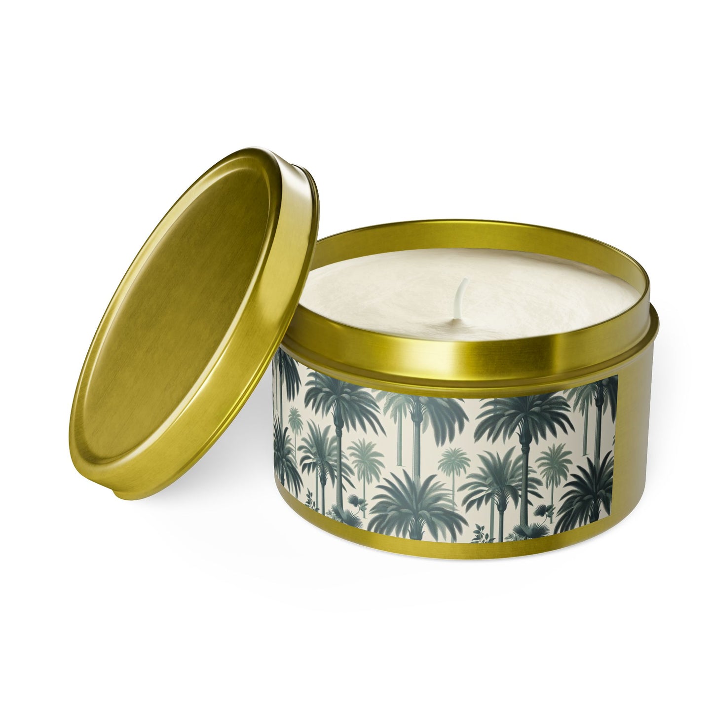 Tin Candles, 2 sizes, 3 tin colors - High Five Palms