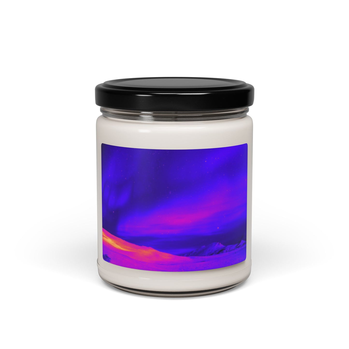 Scented Soy Candle, 9oz, Cold Ocean Lights, midnight