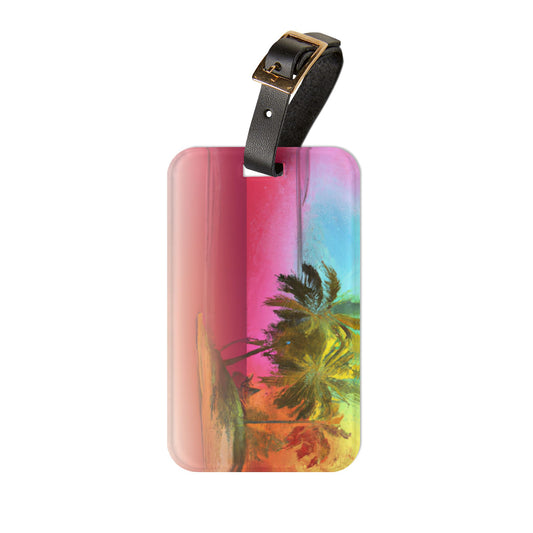 Luggage Tag - Watercolor Sunset