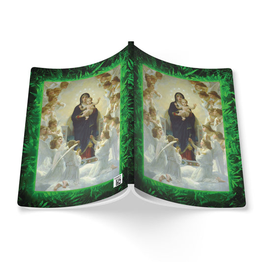 Religious Softcover Journal - Tropical Glow Our Lady With Angels