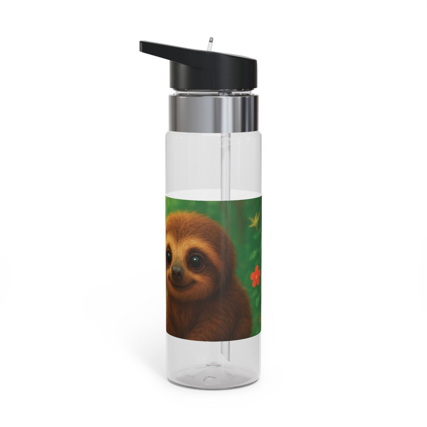 Tropical 20oz Tritan Sport Water Bottle -  Leakproof, Lightweight, BPA-Free / Baby Sloths