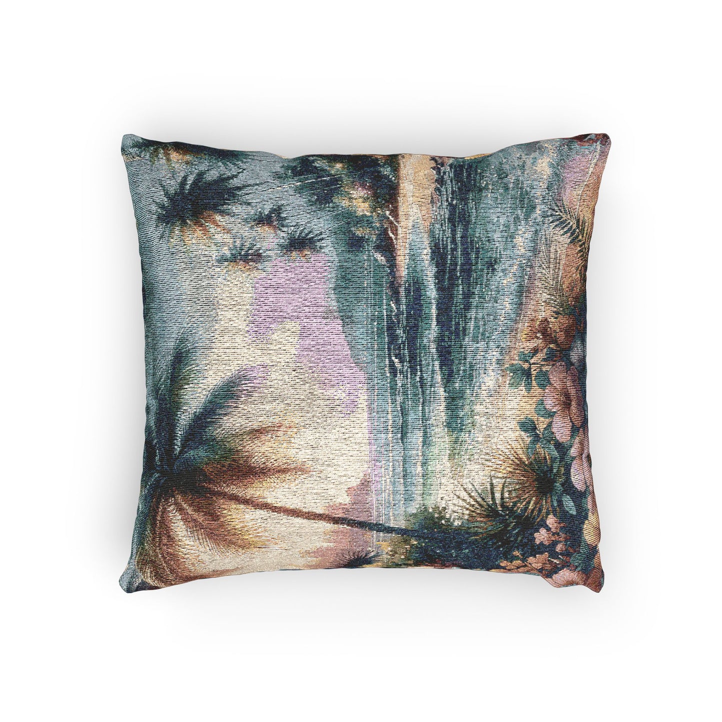 Woven Pillow, 17"W x 18"L ~ Bay of Peace