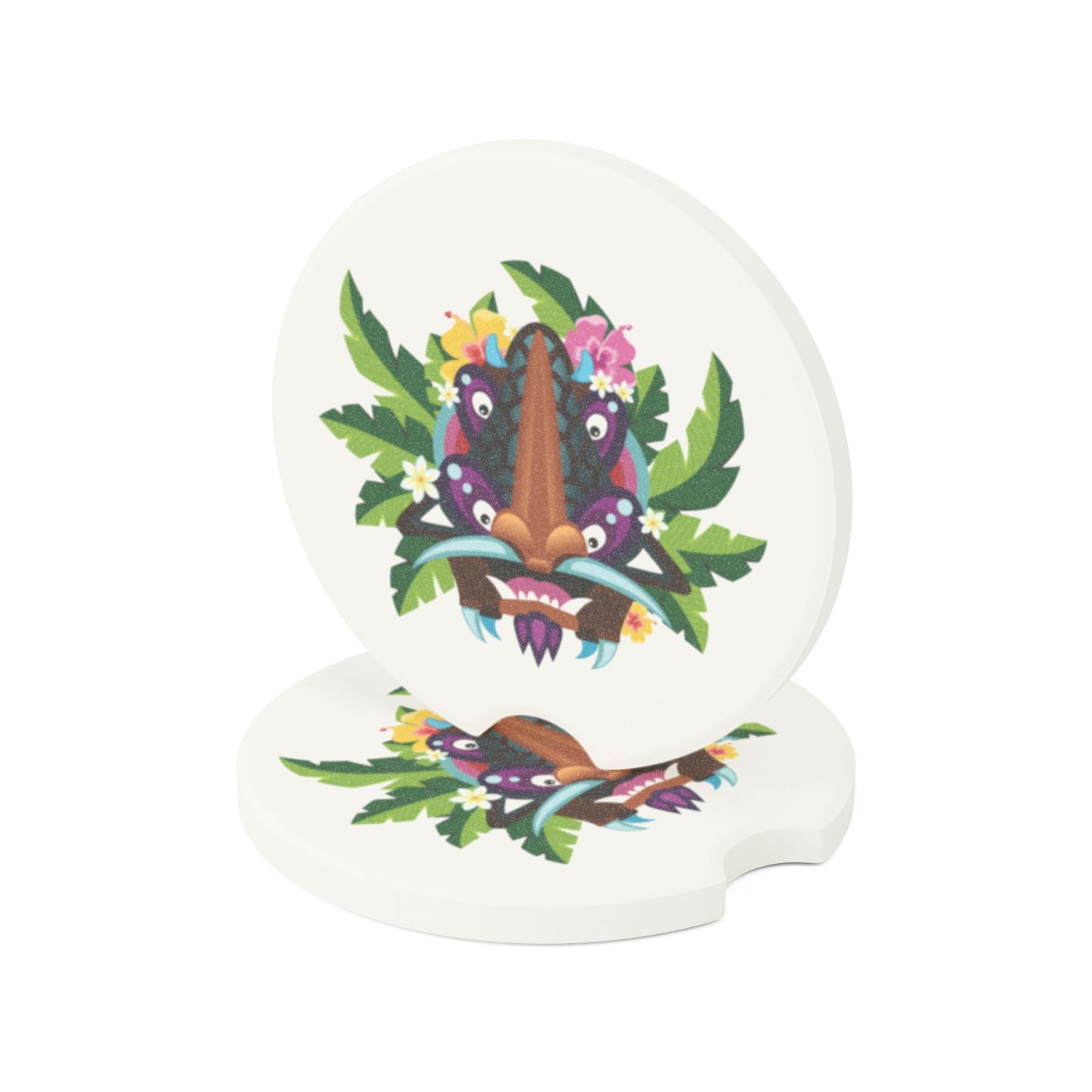 Soapstone Car Coaster - Tiki Boss Hake