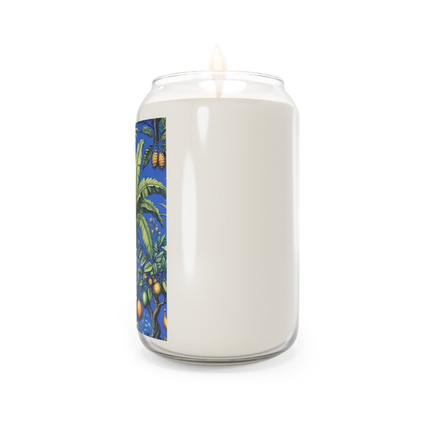 Scented Candle, 13.75oz - Tropical Fruit, Dark Blue