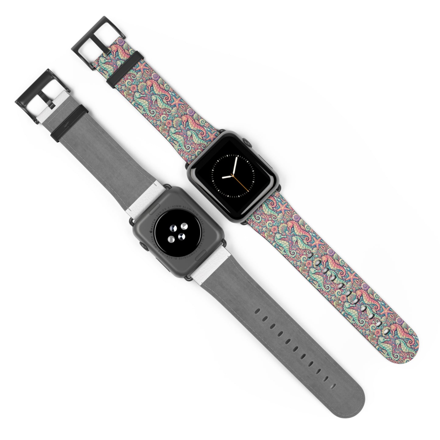 Apple Watch Band - Tropical Seahorse Trio, Retro