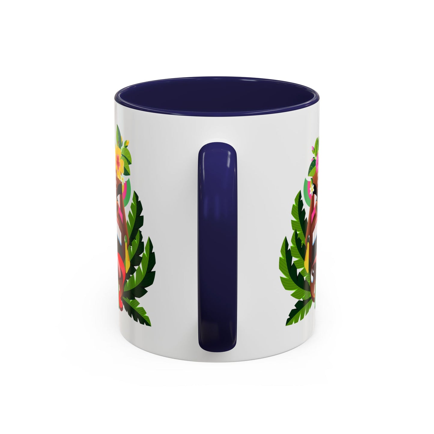 Accent Coffee Mug (11, 15oz), 8 Colors - Tiki Boss Alelo