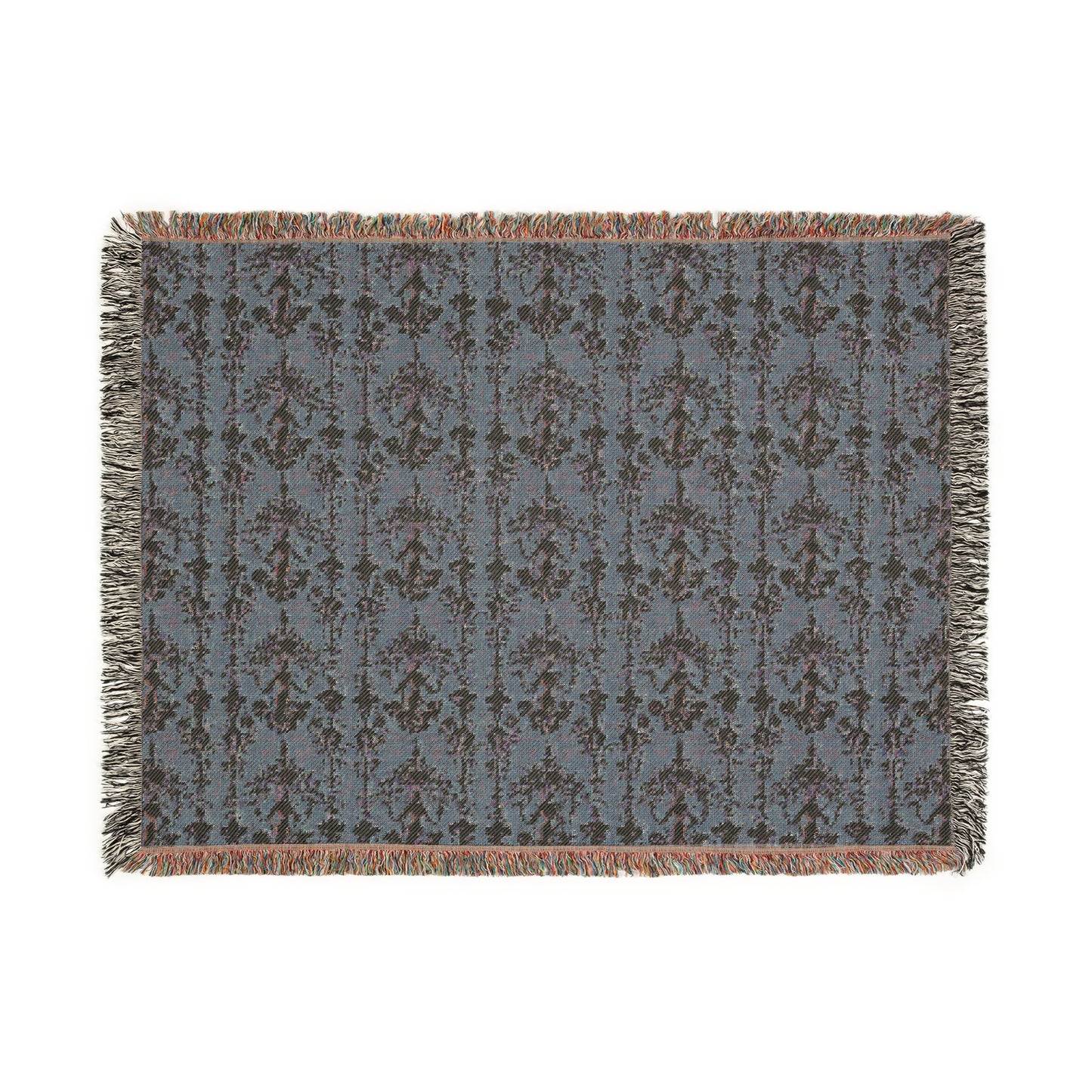 Woven Blanket, 3 Sizes - Tropical Home Decor / Pearl Lady Toile, Highborn Green