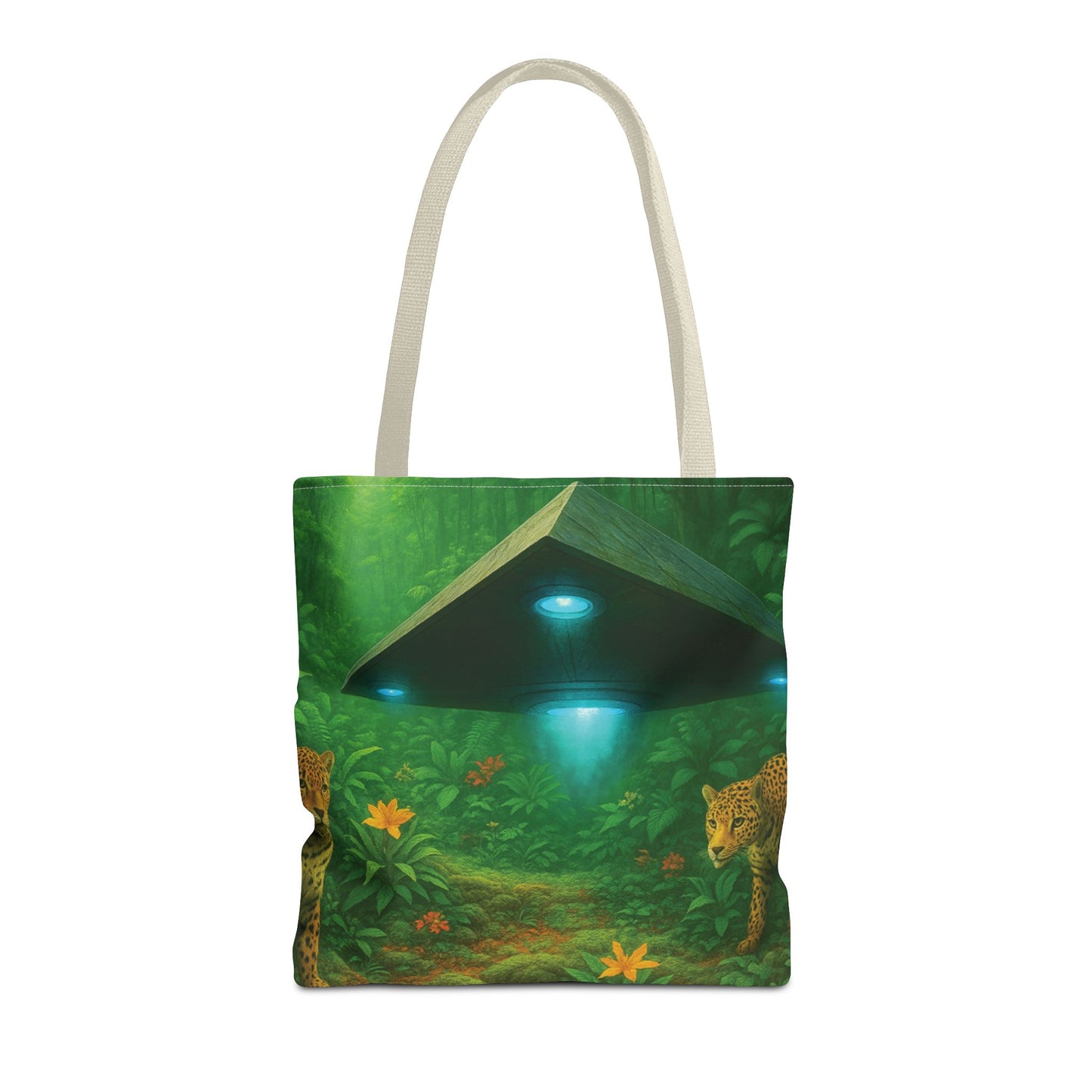 UFO and Jaguars Tote Bag - 3 Sizes