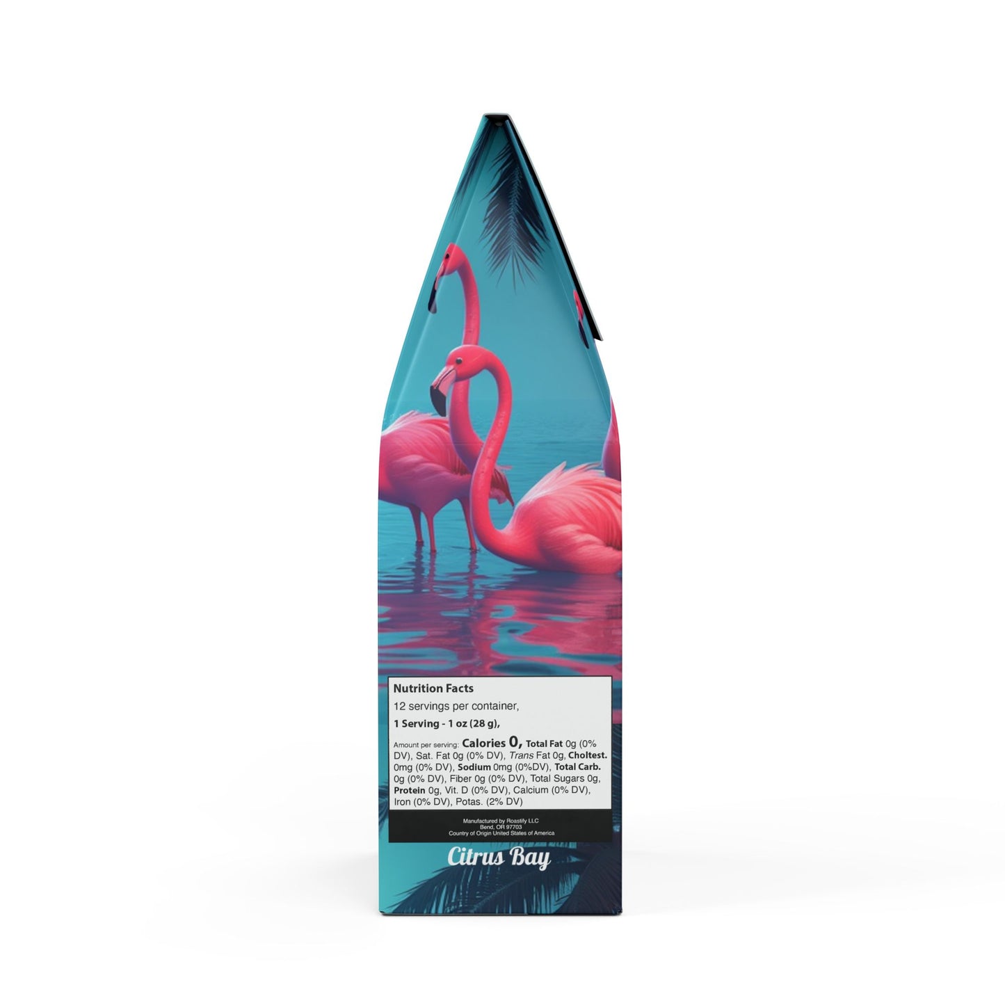 Citrus Bay Blend™ (Medium Roast) Specialty Grade Craft Coffee / Moonlit Mermaid and Flamingos