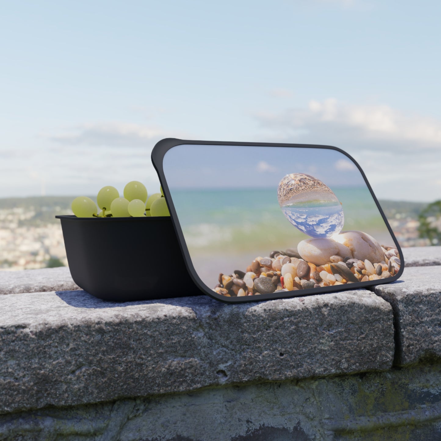 Bento Box with Utensils - Crystal Ball Beach Balance