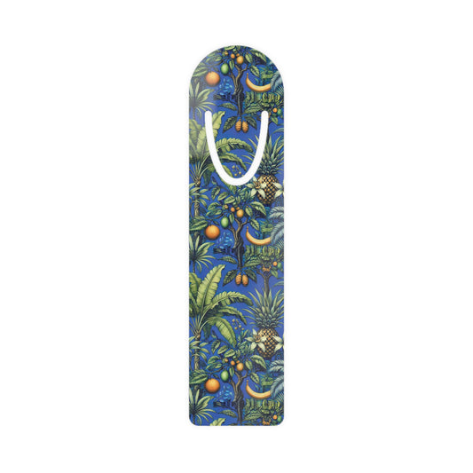 Bookmark - Aluminum, Tropical Fruit/Dark Blue