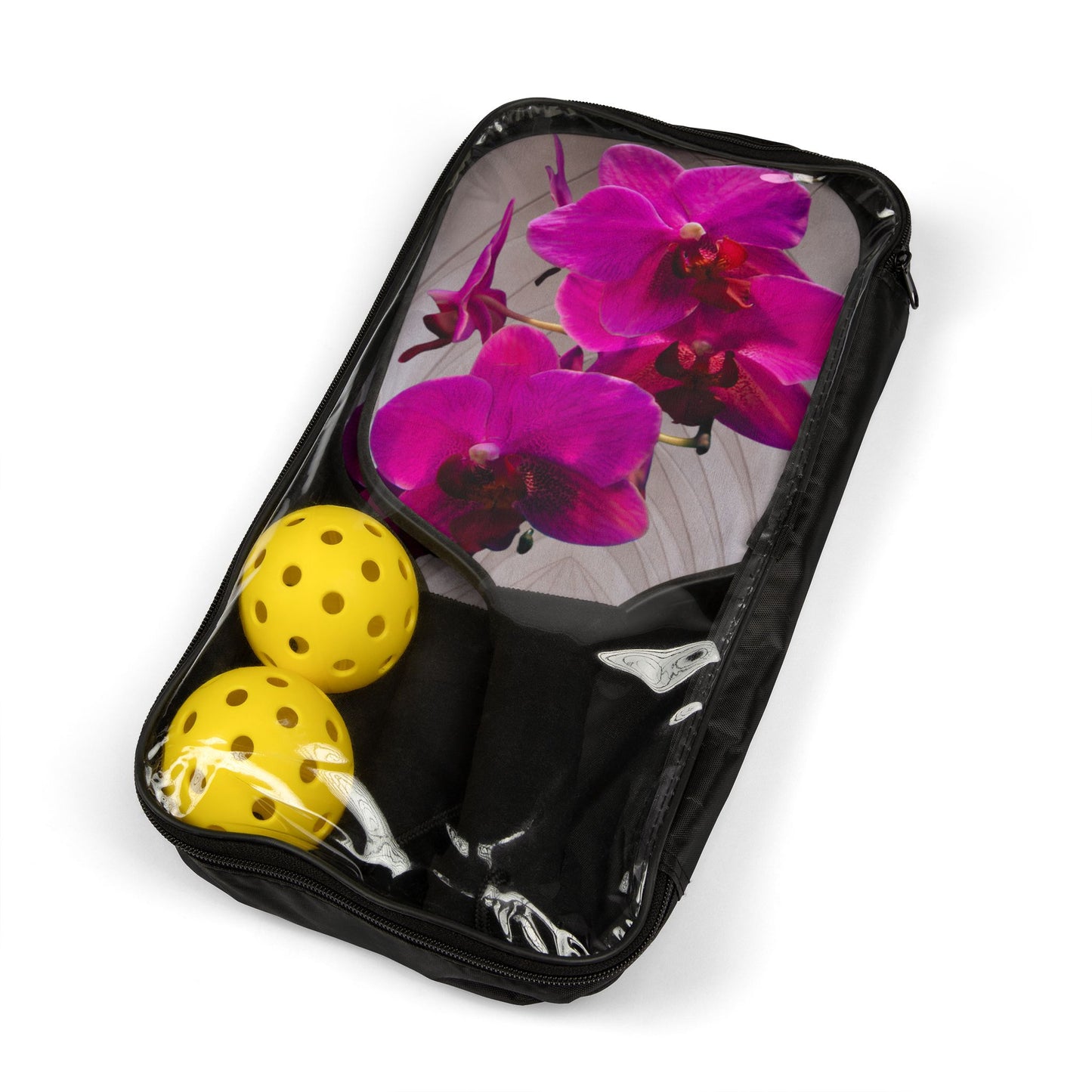 Pickleball Kit - Purple Orchids, Gothic