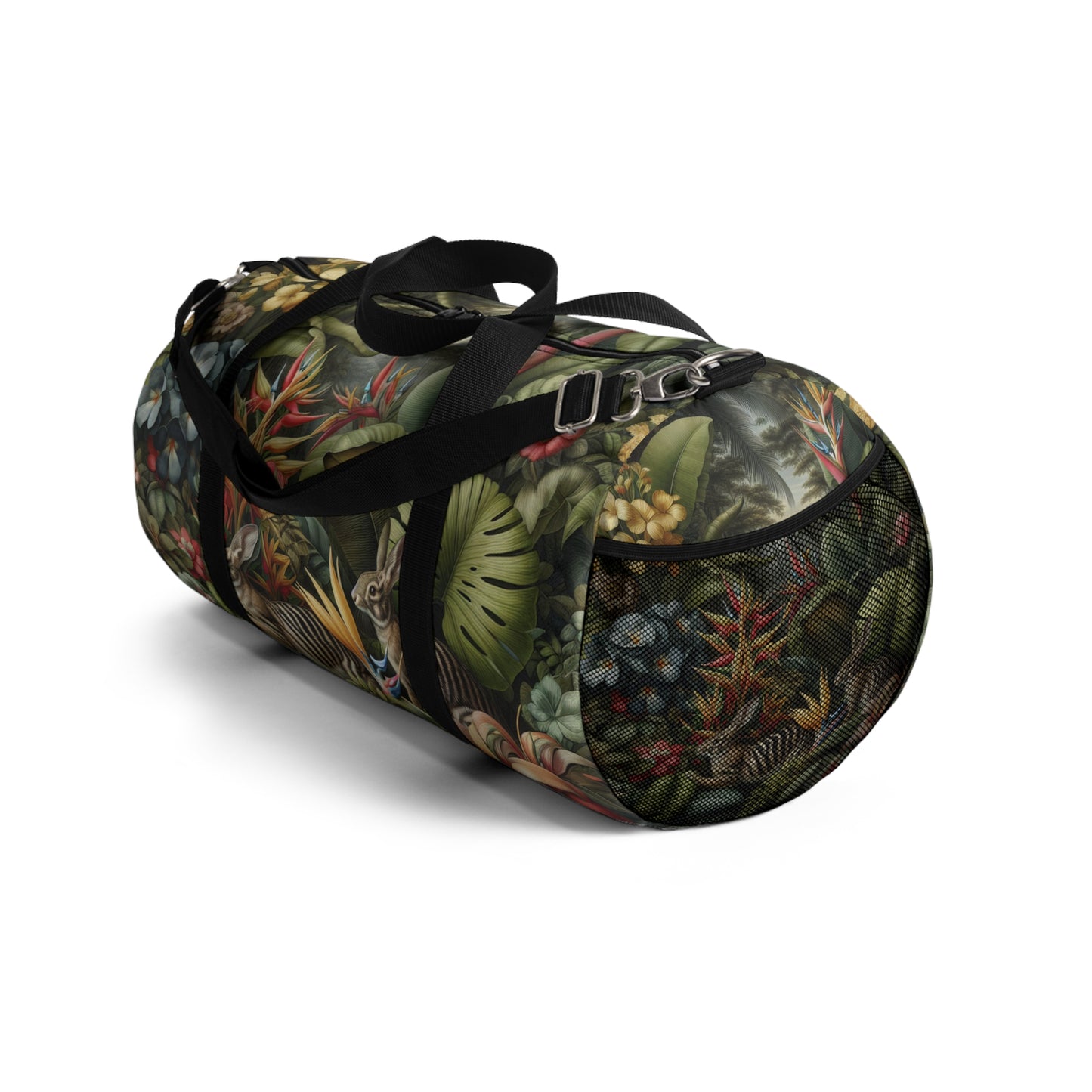 Tropical Duffel Bag - Perfect for Travel and Gym / Rainforest Rabbit Outing