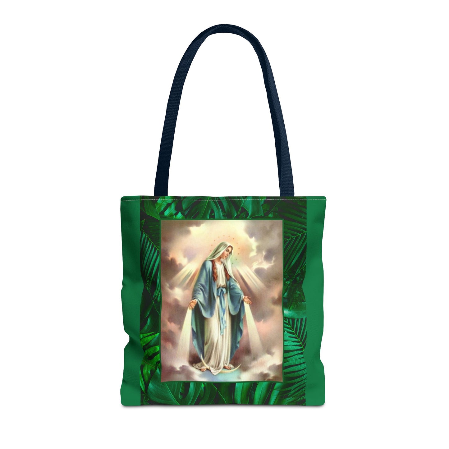 Religious Our Lady of Grace Tropical Tote Bag - 3 Sizes