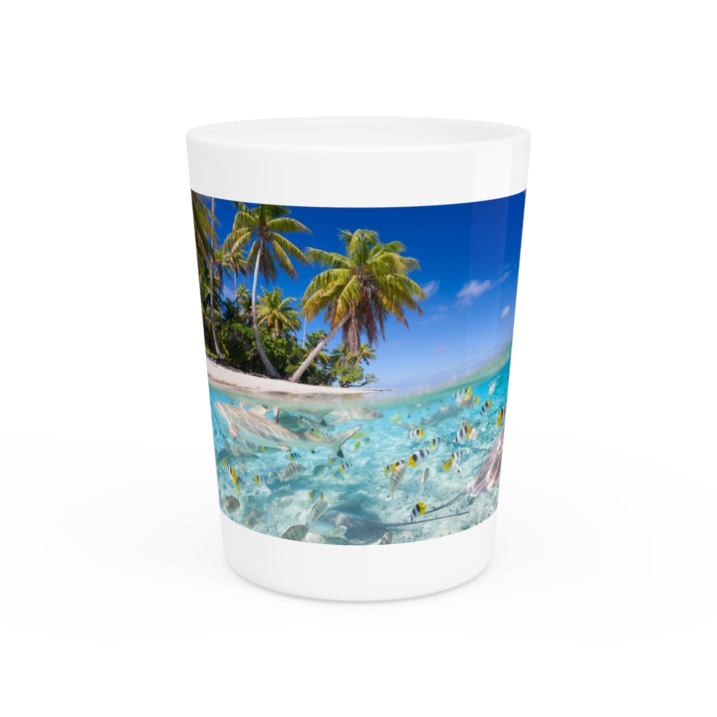 Ceramic Shot Glass - Shore Aquarium