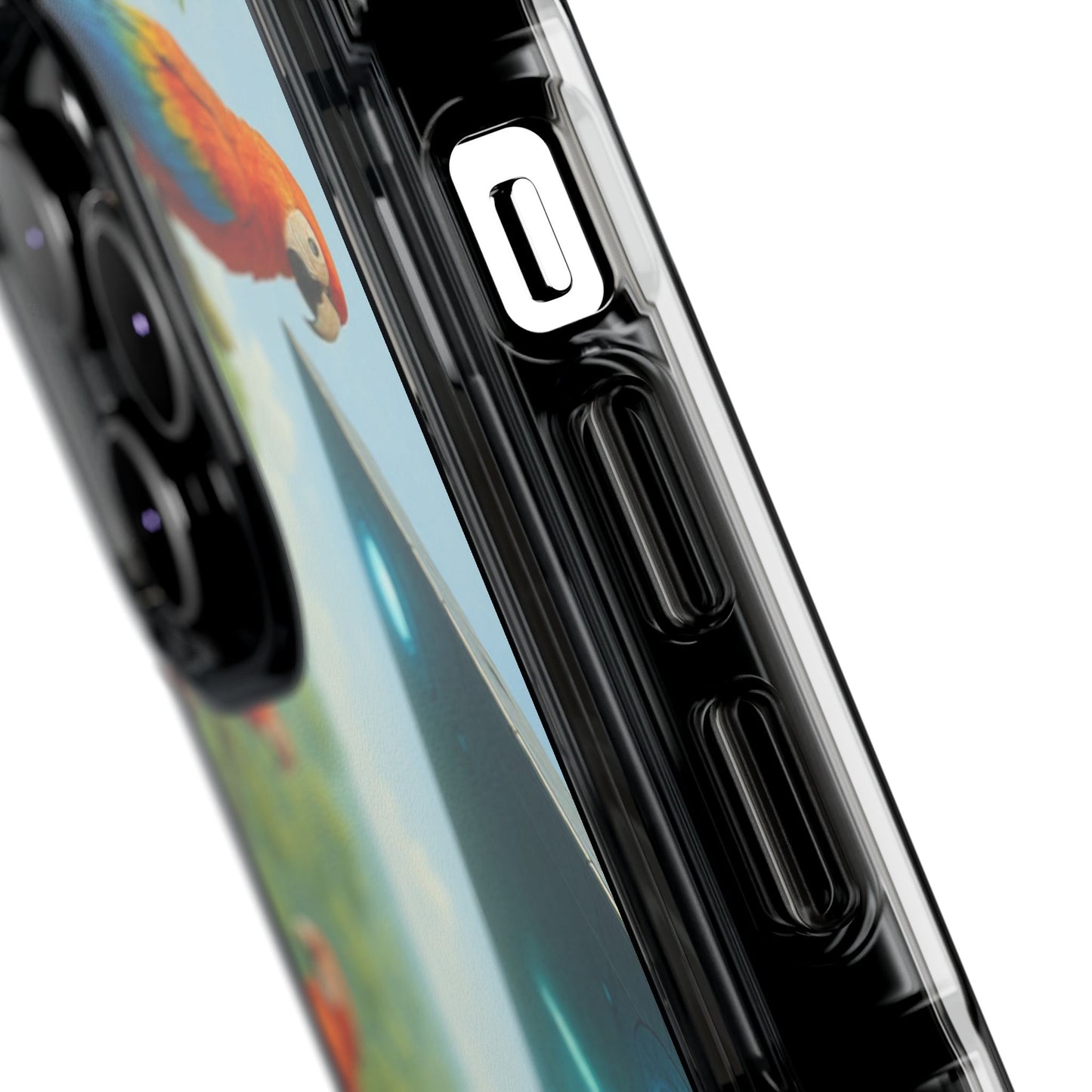 UFO and Macaws Magnetic Clear Phone Case, Many Models