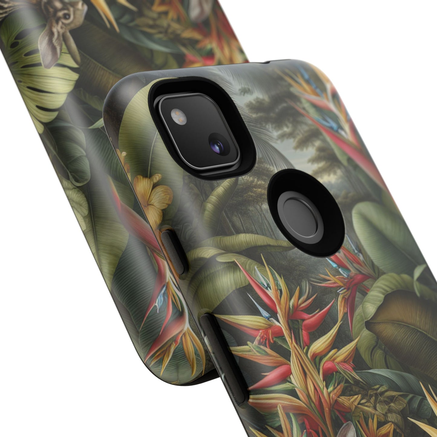 Rainforest Rabbit Outing Phone Case - Tough Cases with Summer Vibe