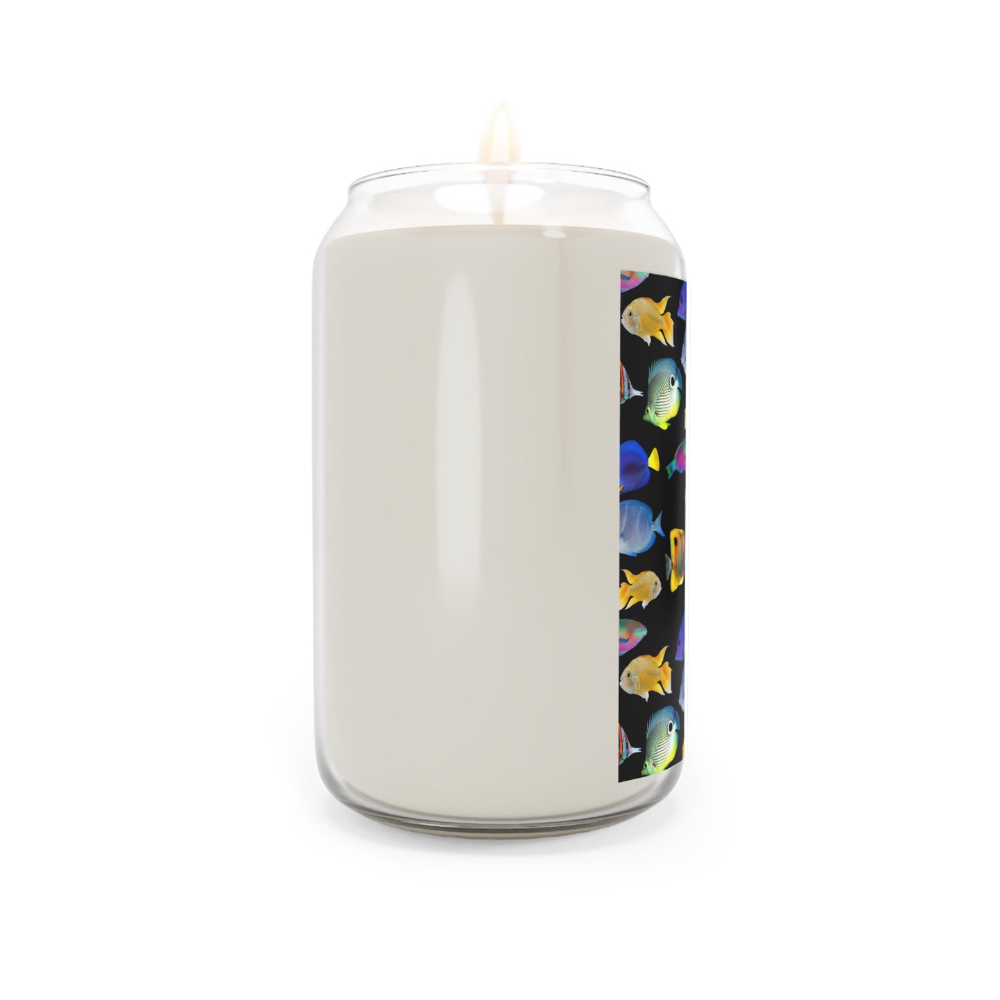 Scented Candle, 13.75oz - School of Fish, Black