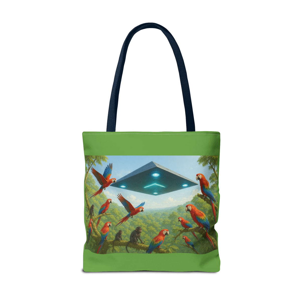 UFO and Macaws Tote Bag - 3 Sizes