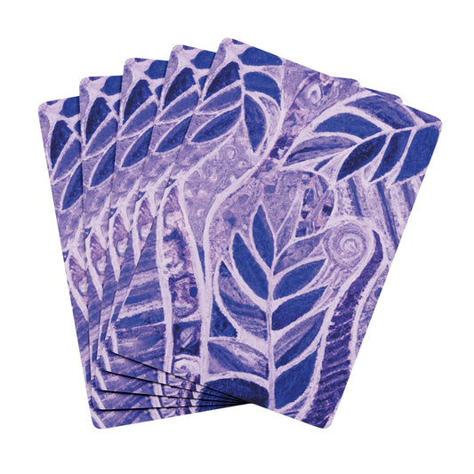 Poker Playing Cards - Amazon Whimsy, Purple