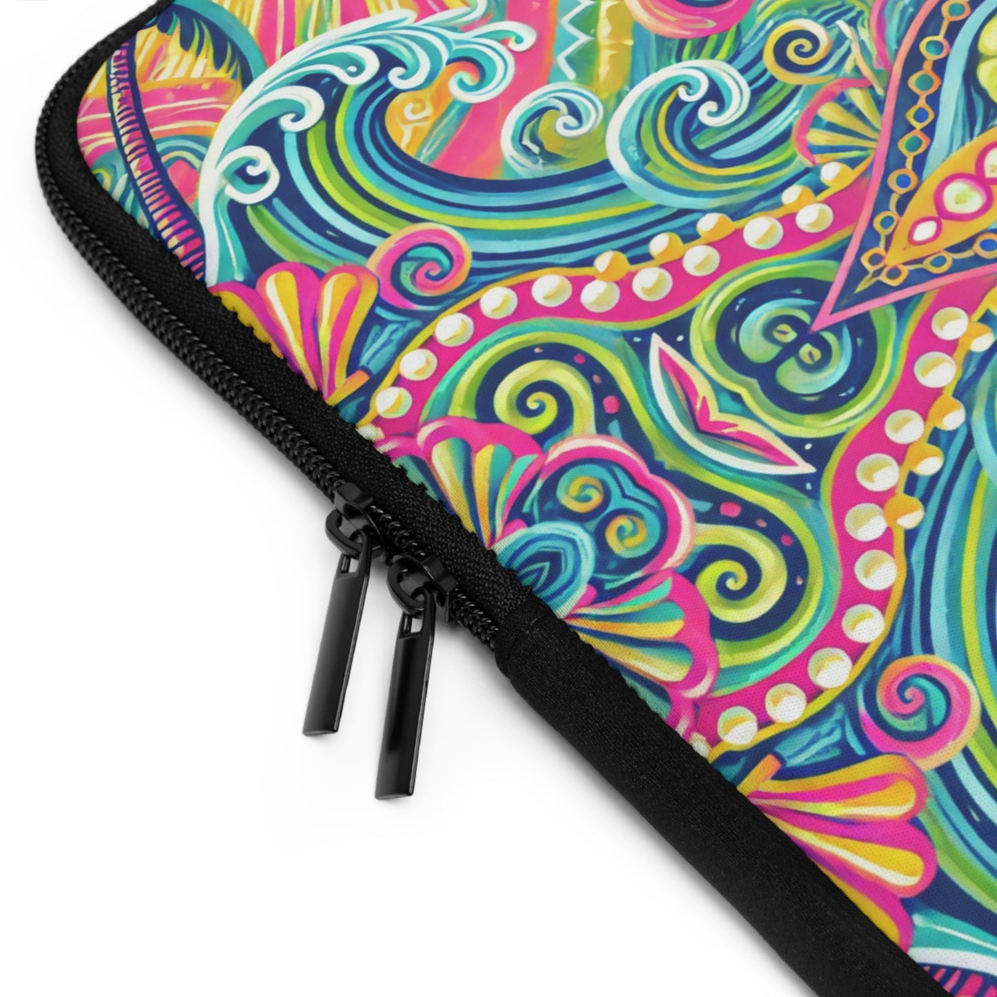 Tropical Laptop Sleeve, 5 Sizes - Perfect for Beach Lovers & Students / Kaleido Bay