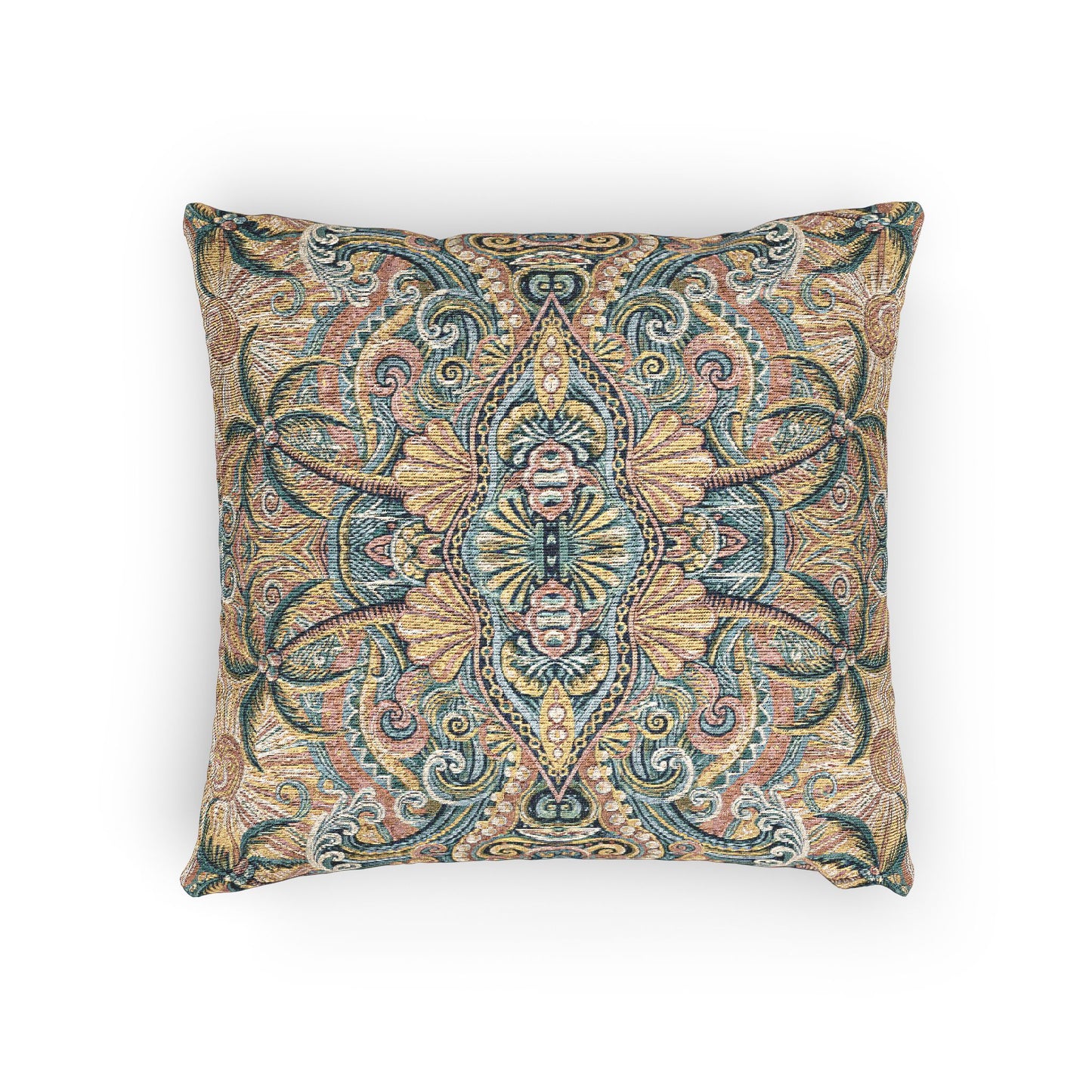 Woven Pillow, 17"W x 18"L - Kaleido Bay