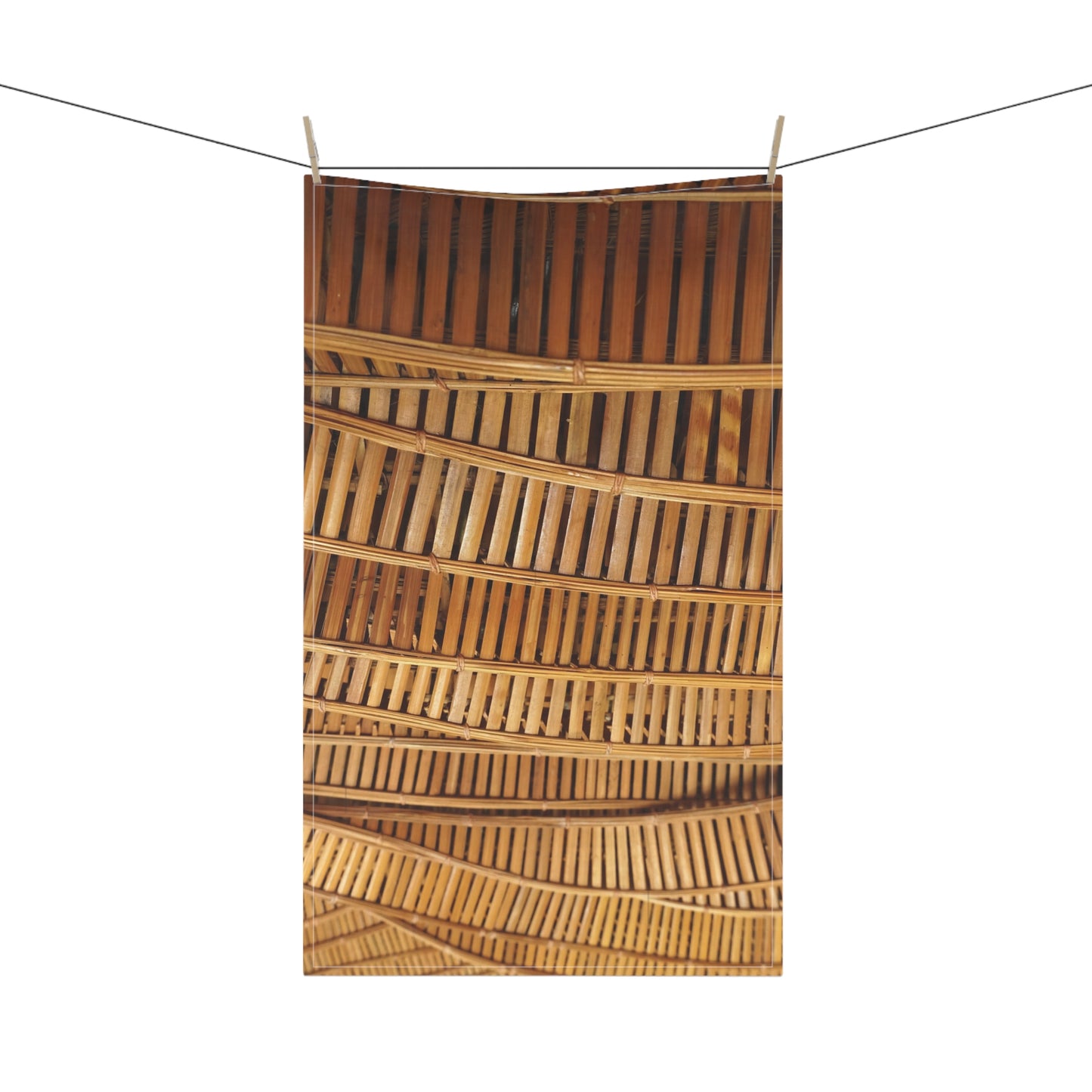 Tea Towels (cotton, poly) - Natural Bamboo Flow