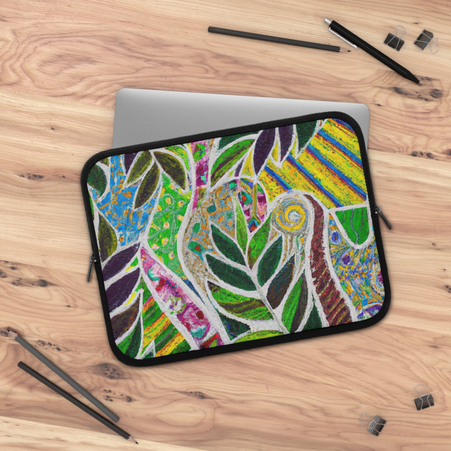 Tropical Laptop Sleeve, 5 Sizes - Perfect for Beach Lovers & Students / Amazon Whimsy