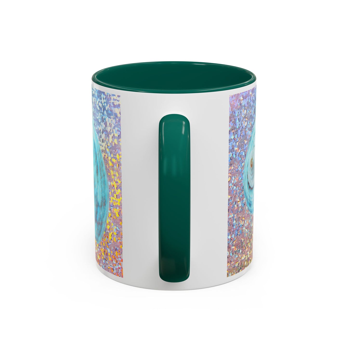 Colorful Mugs (11oz, 15oz), Disco Jade Turbo Shell