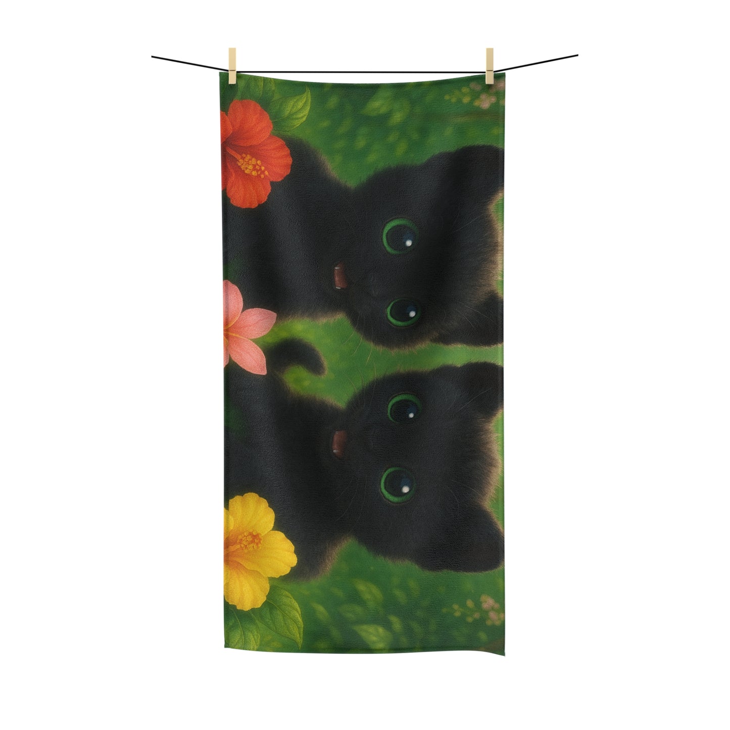 Baby Black Panthers Polycotton Towel
