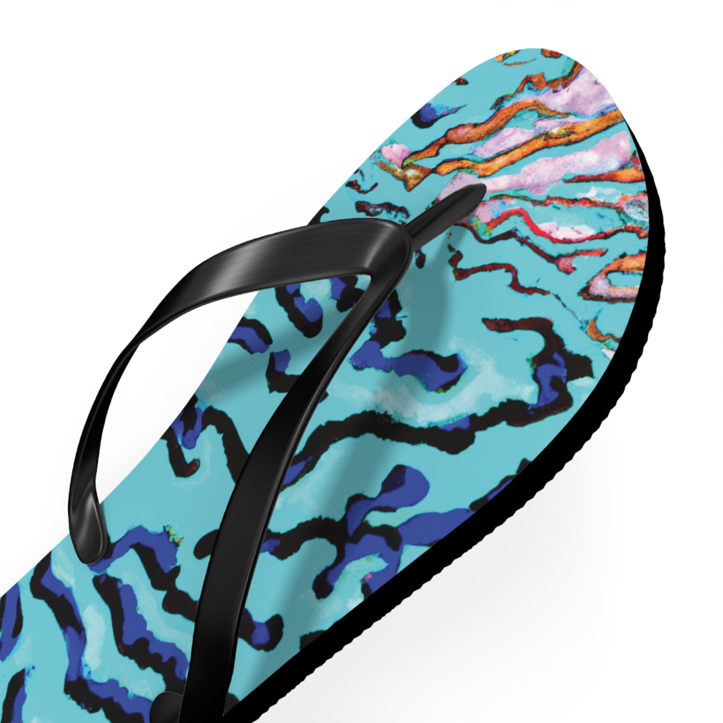 Flip Flops - Wild Coral Reef, Turquoise