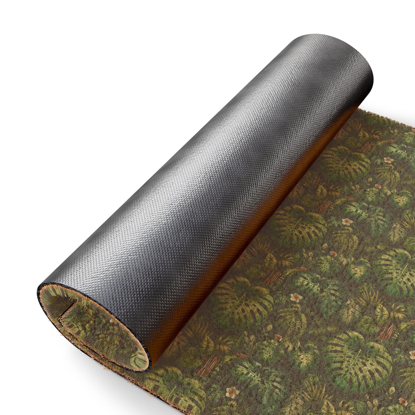 Door Mat - Vibrant Coconut Fiber Entrance Mat / Rainforest Greenery