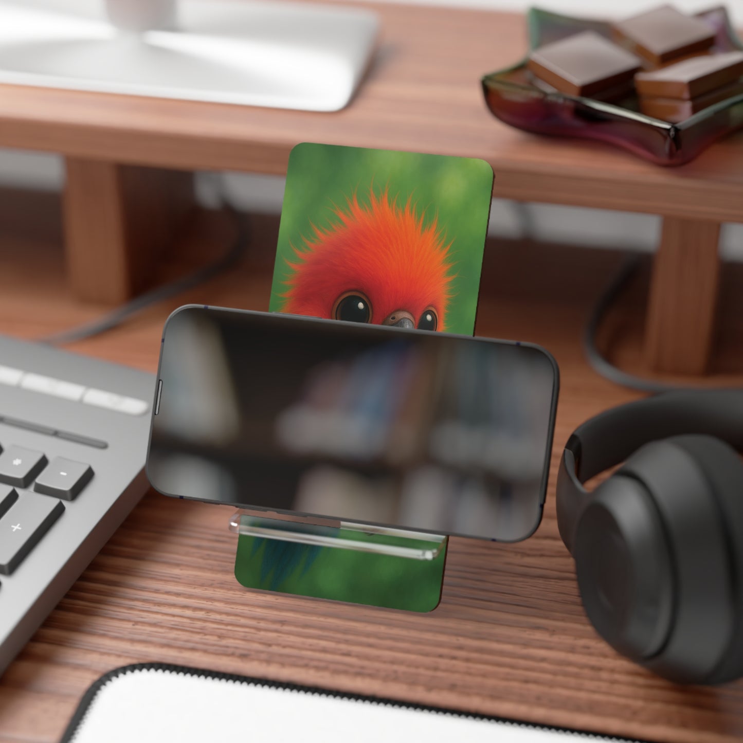 Mobile Display Stand for Smartphones, Baby Parrot