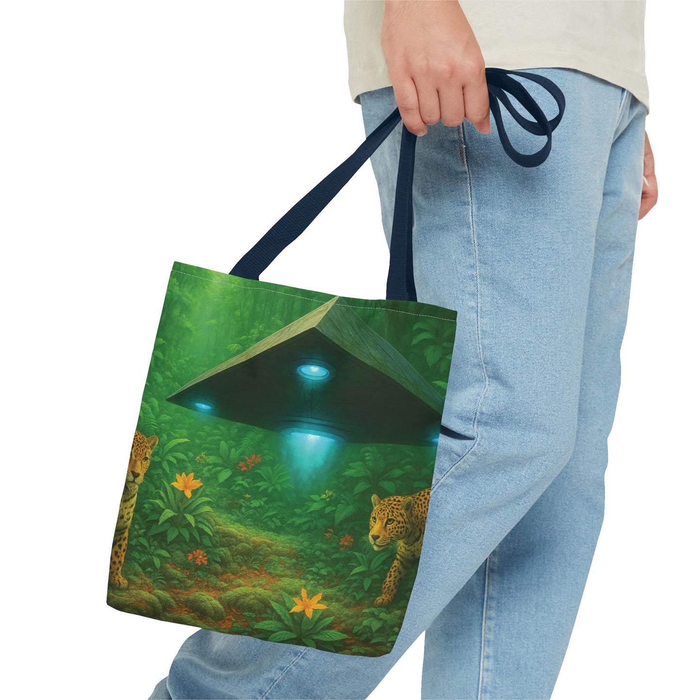 UFO and Jaguars Tote Bag - 3 Sizes