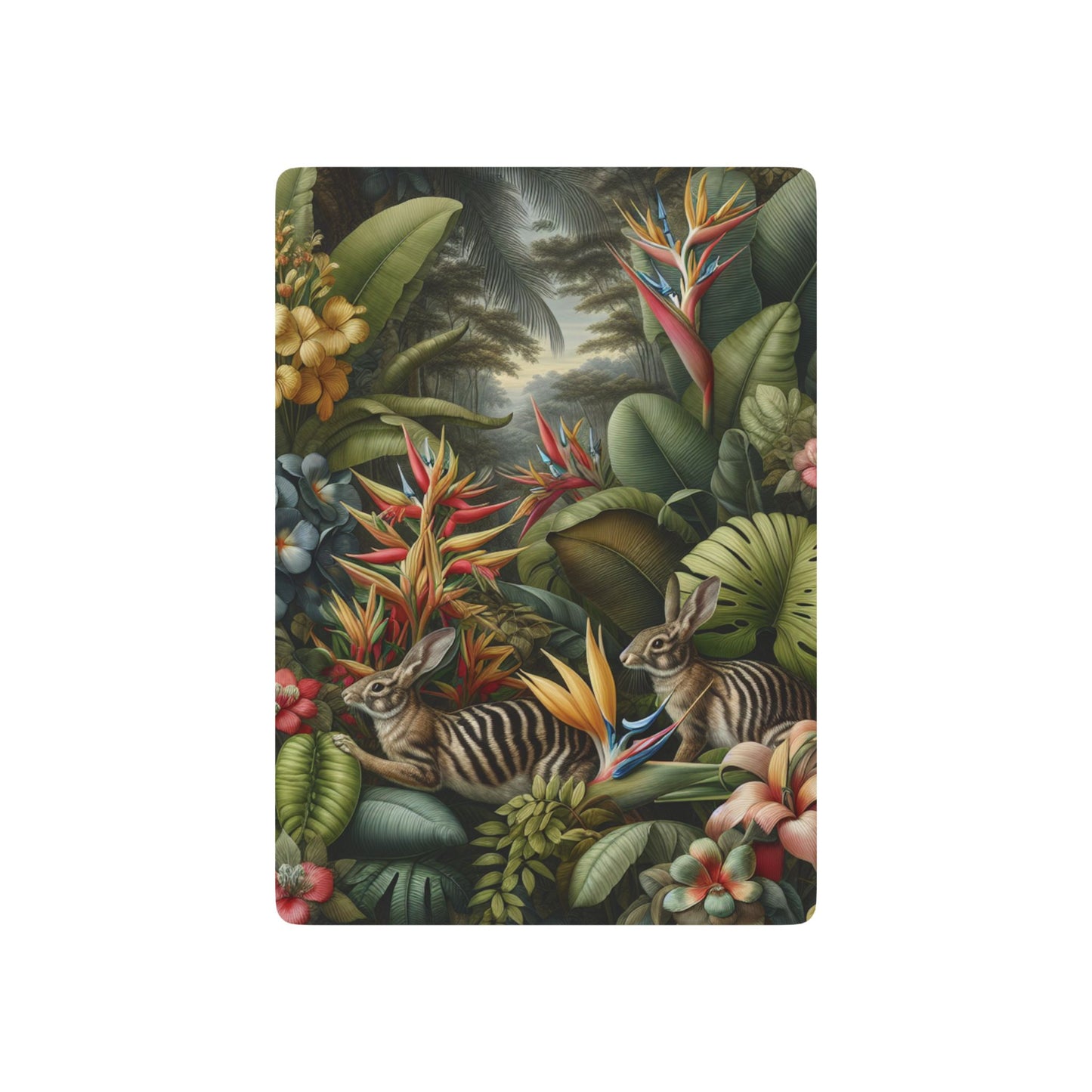 Poker Playing Cards - Rainforest Rabbit Romp