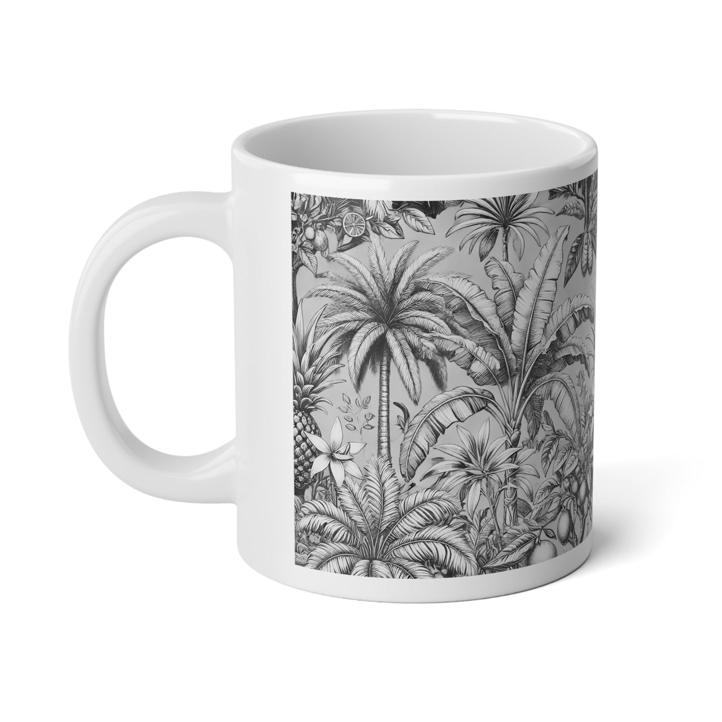 Jumbo Mug, 20oz, More Tropical Fruit Noir | Tropical Coffee Cup
