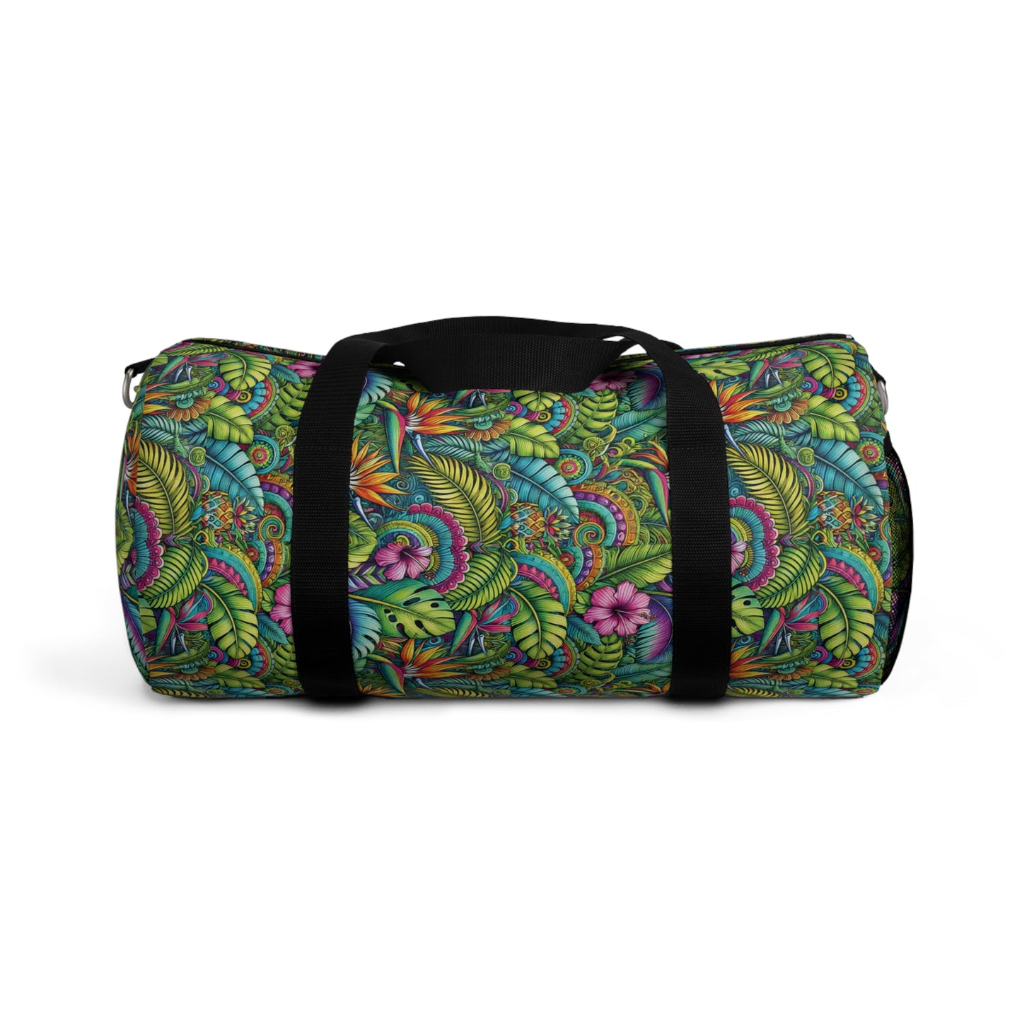 Tropical Duffel Bag - Perfect for Travel and Gym / Rainforest Blooms